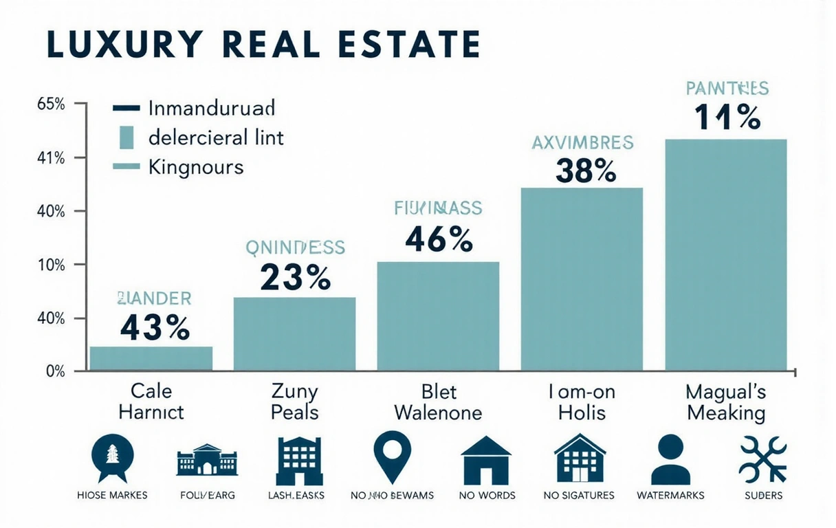 Luxury home market trends graph