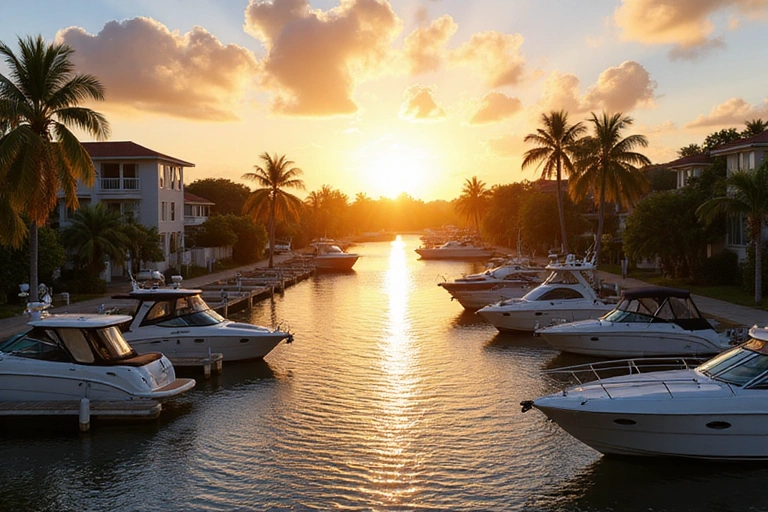 Exclusive waterfront community