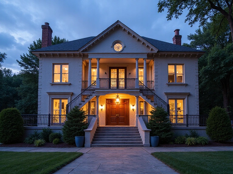 Historic mansion with modern renovations
