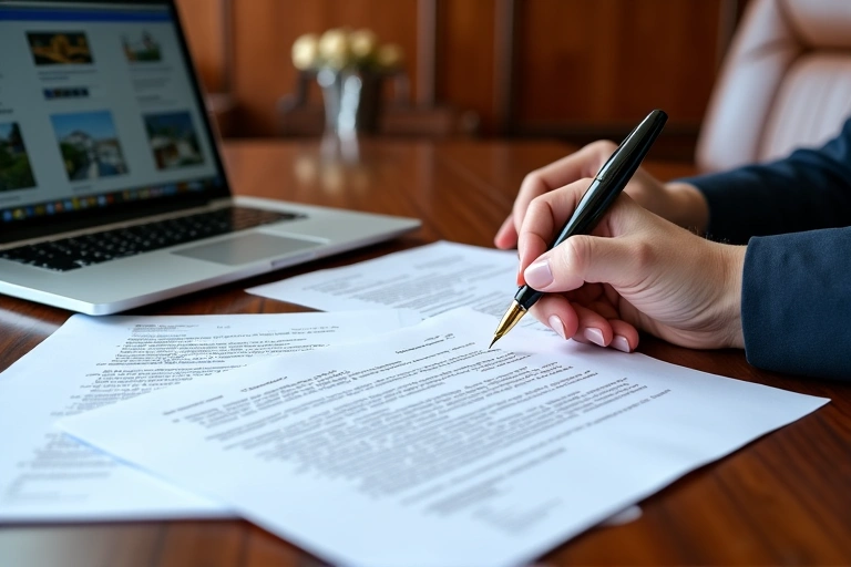 Legal documents and property contracts