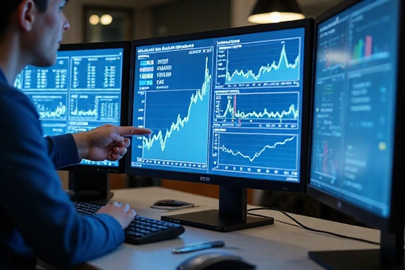 Real estate market analysis charts